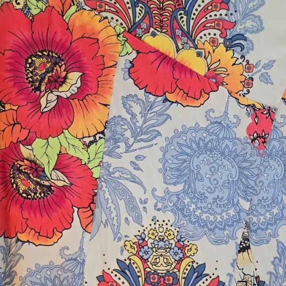 Chico’s Multicolor Floral A-Line Skirt Women’s 0.5 / US Small-Medium - Picture 9 of 9